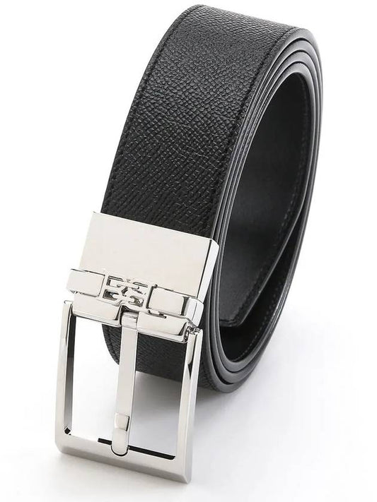 Parker Buckle Belt Black - BALLY - BALAAN 2