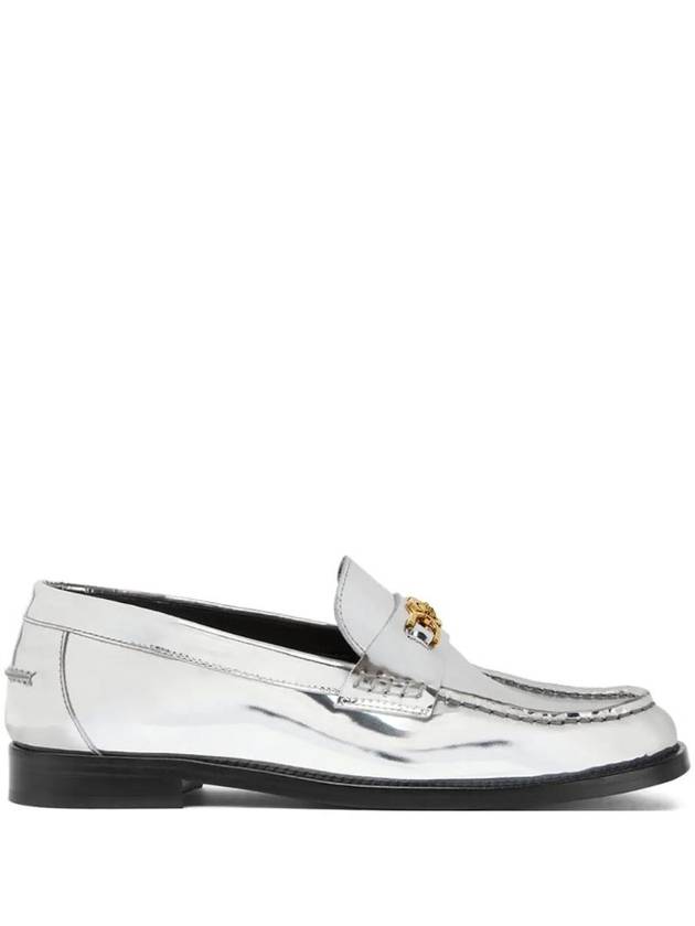 Medusa Metallic Leather Loafers 10121231A04302 - VERSACE - BALAAN 1