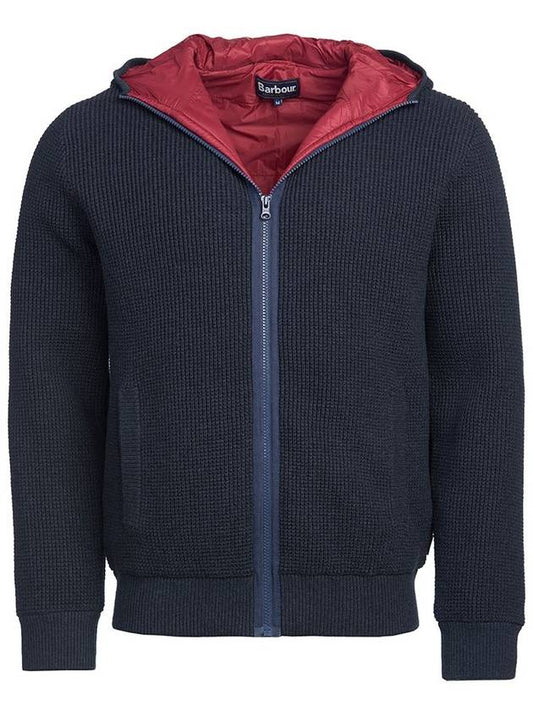 Men's zipup hoodie sweater adriatic zip through sweater - BARBOUR - BALAAN 1