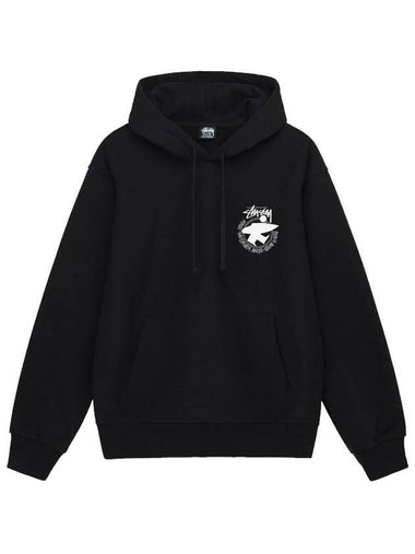 Beach Roots Hoodie Black - STUSSY - BALAAN 1