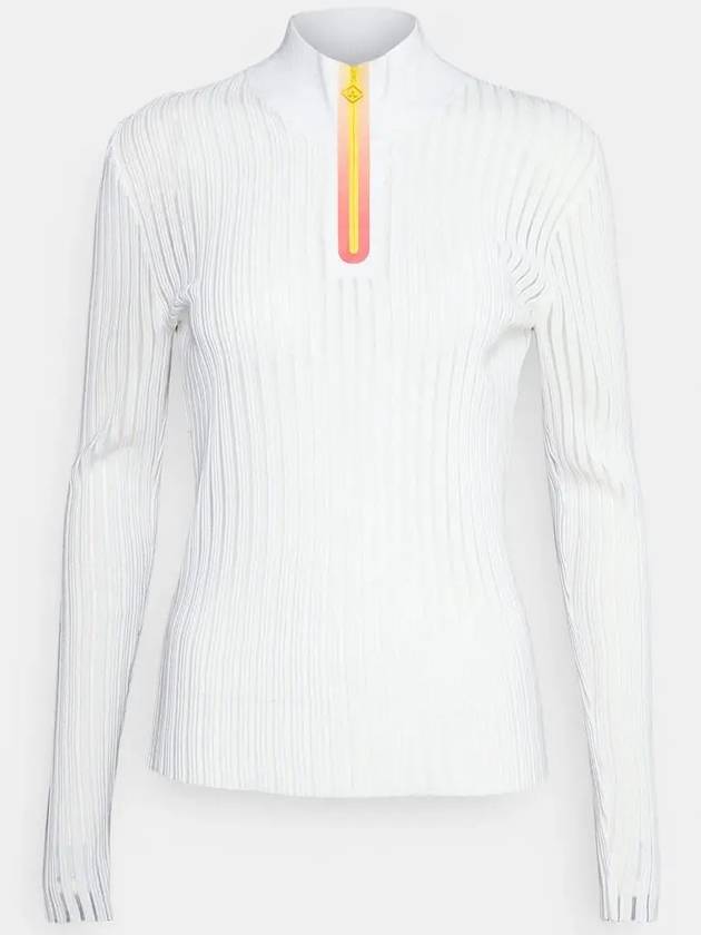 Golf Long Sleeve Roxy Knit Sweater White - J.LINDEBERG - BALAAN 1