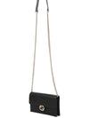 GG Interlocking Chain Strap Cross Bag Black - GUCCI - BALAAN 6