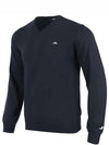 Men's Golf Lymann Knit Top Navy - J.LINDEBERG - BALAAN 3