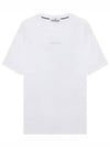 Small Logo Print Short Sleeve T-Shirt White - STONE ISLAND - BALAAN 2