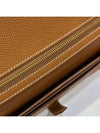 Wallet Absong Calfskin Bean Brown Gold Long Wallet - HERMES - BALAAN 6