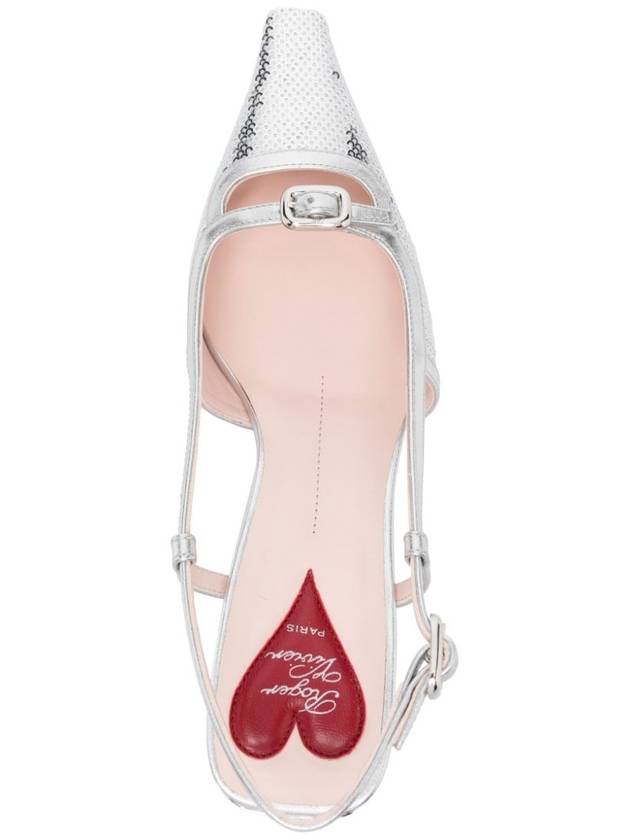 sequence metal slingback heel silver - ROGER VIVIER - BALAAN 4