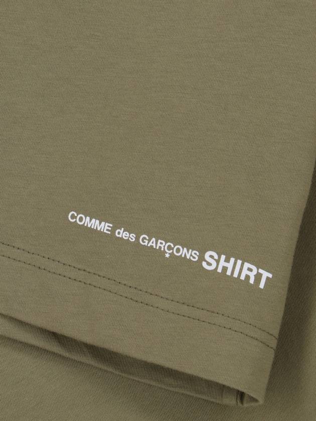 Shirt FM T021 S243 KHAKI - COMME DES GARCONS - BALAAN 4