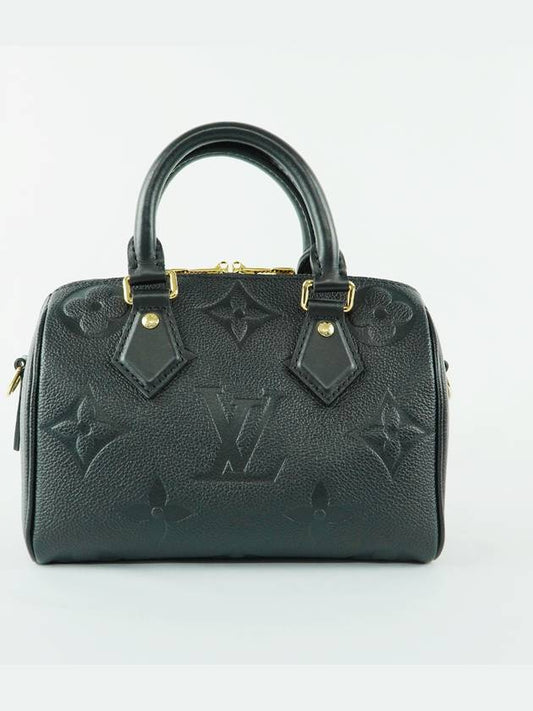 Speedy Bandouliere 20 Monogram Empreinte Strap Tote Bag Black - LOUIS VUITTON - BALAAN 2