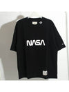 Nasa Print Short Sleeve T-Shirt Black - MAISON MIHARA YASUHIRO - BALAAN 2