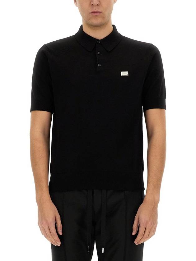 Dolce & Gabbana Polo With Logo - DOLCE&GABBANA - BALAAN 1