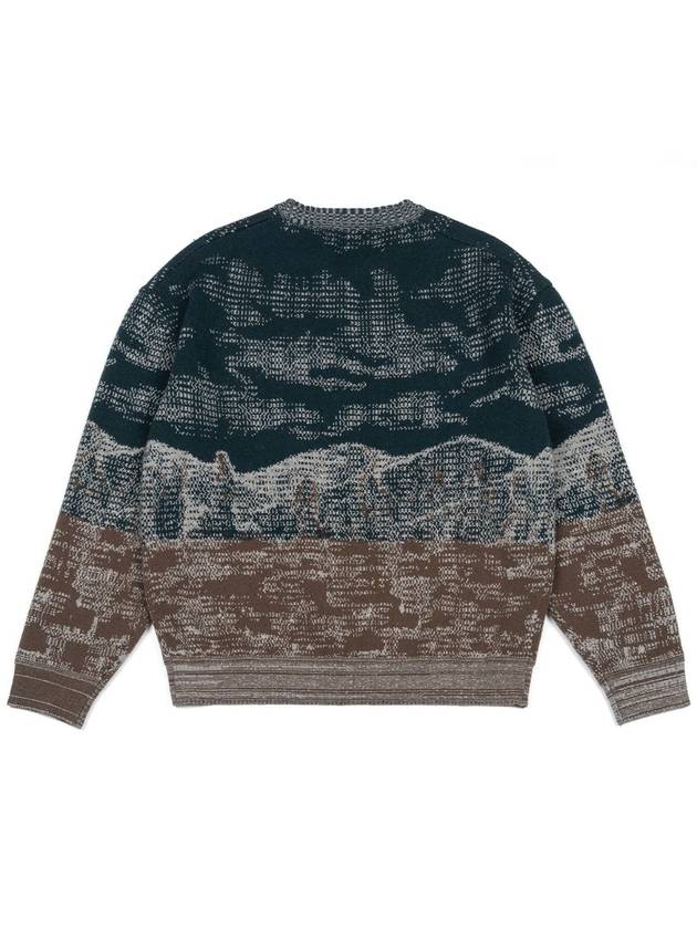 Night guide jacquard knit dark green I5WN02GR - IOEDLE - BALAAN 3