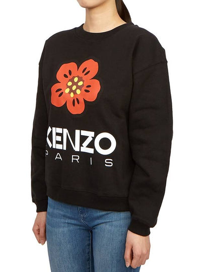 Women's brushed sweatshirt 2SW036 4ME 99J 235 - KENZO - BALAAN 2