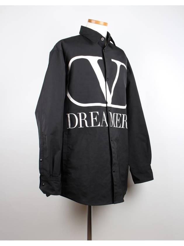 V logo shirt jacket - VALENTINO - BALAAN 6