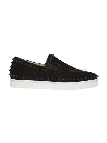 Pickboat Slips-On Black - CHRISTIAN LOUBOUTIN - BALAAN 1