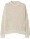 Equestrian Knight Mesh Cotton Knit Top Soap - BURBERRY - BALAAN 1