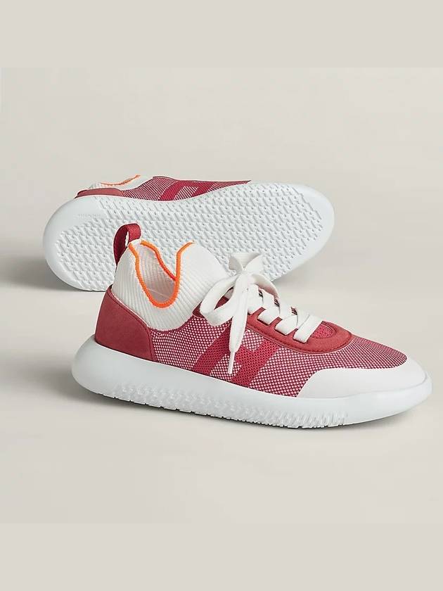 Crew Sneakers Rose H221284Z - HERMES - BALAAN 3