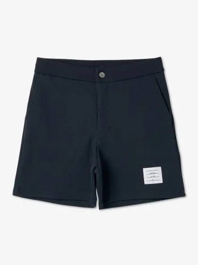 Men's RWB Striped Cotton Bermuda Shorts Navy - THOM BROWNE - BALAAN 2