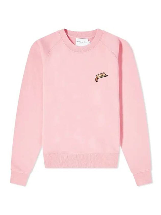 Olly Hot Dog Patch Vintage Sweatshirt Pink - MAISON KITSUNE - BALAAN.