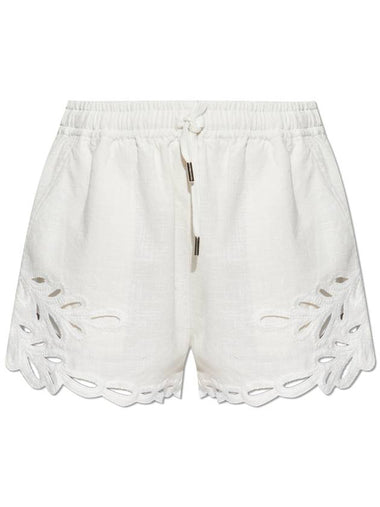 Marant Etoile Shorts Safa, Women's, Cream - ISABEL MARANT ETOILE - BALAAN 1