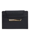 Men's Classic Leather Card Wallet Black - BUSCEMI - BALAAN 1