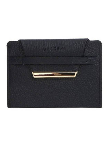 Men's Classic Leather Card Wallet Black - BUSCEMI - BALAAN 1