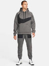 Men's Therma-Fit Pullover Fitness Hoodie Grey - NIKE - BALAAN 4