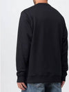 Embroidered EKD Logo Cotton Sweatshirt Black - BURBERRY - BALAAN 4