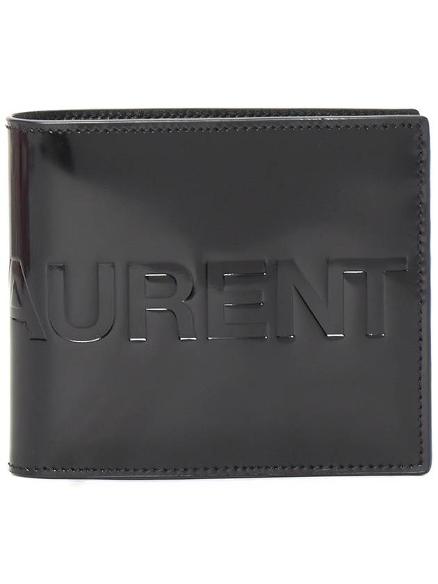 East West Half Wallet Black - SAINT LAURENT - BALAAN 2