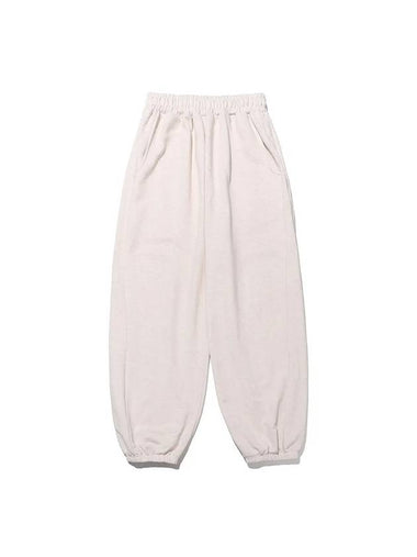 Wide Training Pants Oatmeal - TAILOR STUDIO - BALAAN 1