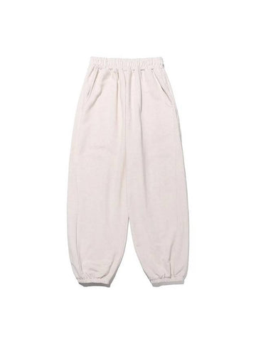 Training Wide Pants Oatmeal - TAILOR STUDIO - BALAAN 1