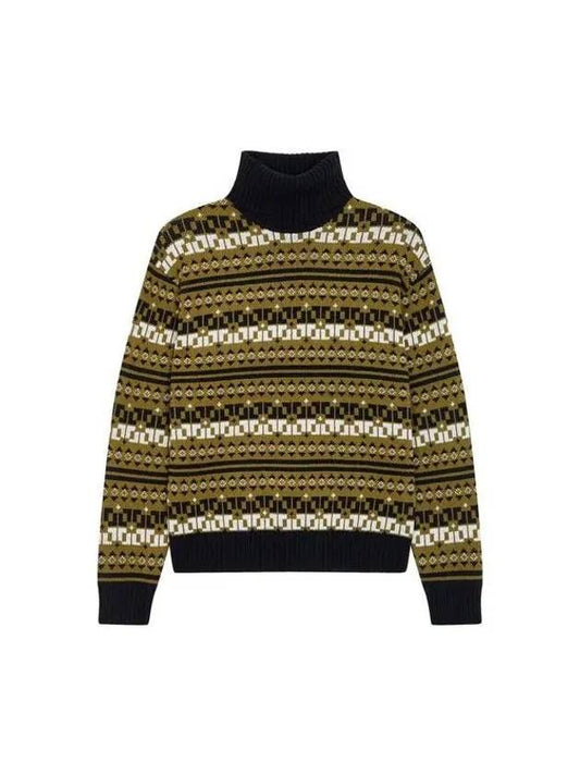 Men Collection Bearclaw Turtleneck Sweater Khaki 270130 - J.LINDEBERG - BALAAN 1