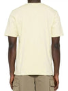 Fox Head Patch Classic Short Sleeve T-Shirt Yellow - MAISON KITSUNE - BALAAN 4