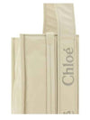 Woody Medium Tote Bag Ivory - CHLOE - BALAAN 4