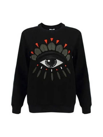 Embroidered eye motif sweatshirt F76 2TO074 5AC 99 - KENZO - BALAAN 1