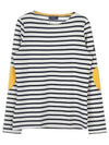 Women's Striped Cotton Long Sleeve T-Shirt - SAINT JAMES - BALAAN 2