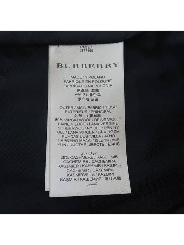 3777469 Gray cashmere blend fox fur coat UK6 - BURBERRY - BALAAN 4