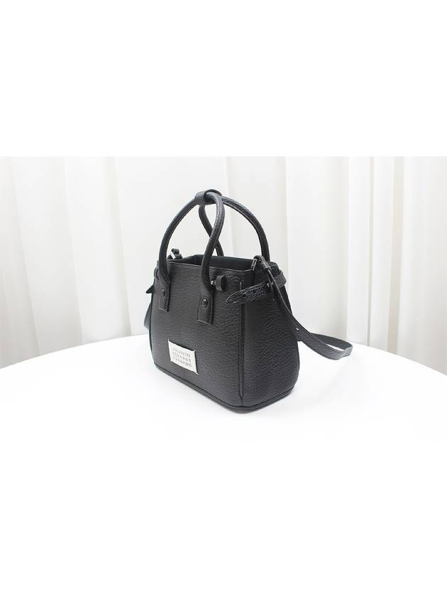 Maison Margiela 5AC Drawstring Small Tote Shoulder Bag Black SB3WD0005 - MAISON MARGIELA - BALAAN 4