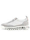 Tech Runner Panel Low Top Sneakers Grey - THOM BROWNE - BALAAN 2