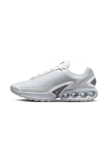 Air Max DN Low Top Sneakers White Metallic Silver - NIKE - BALAAN 1