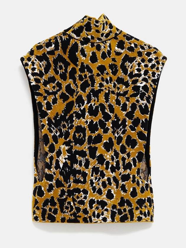 leopard print sleeveless - ALAIA - BALAAN 3