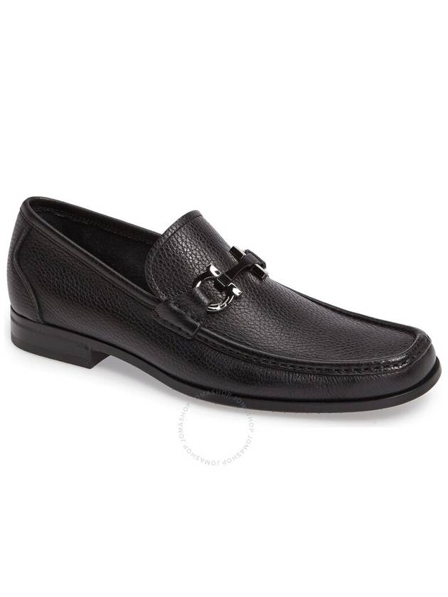 Gancini Suede Moccasin Loafers Black - SALVATORE FERRAGAMO - BALAAN 2