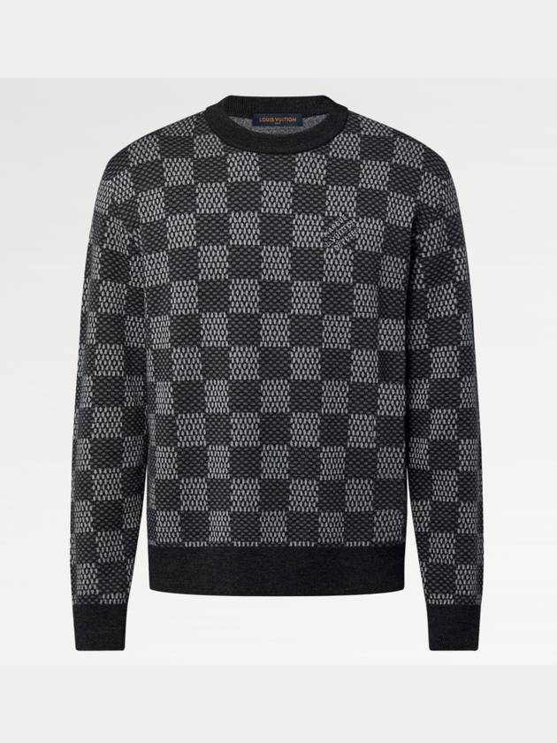 1AFWHY Damier wool crew neck - LOUIS VUITTON - BALAAN 1