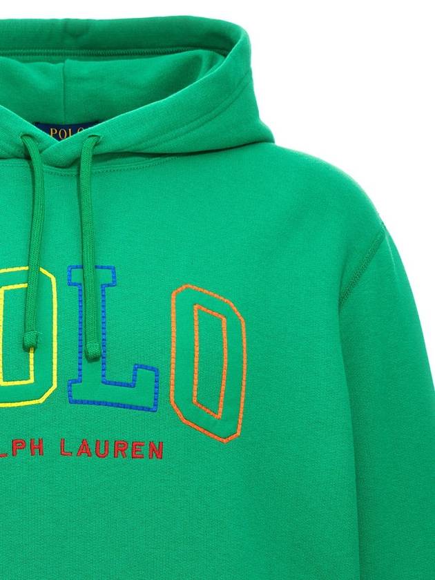 Hooded Sweatshirt 710926600004 Green - POLO RALPH LAUREN - BALAAN 4