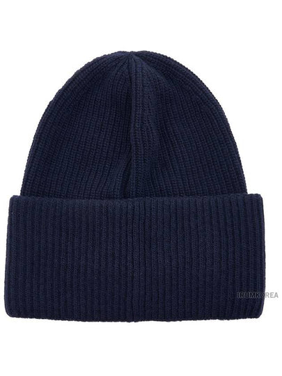 Logo Patch Wool Beanie 3B00048 M1241 750 - MONCLER - BALAAN 2