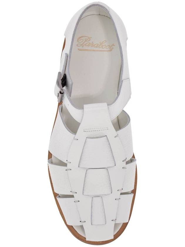 Pacific Buckle Gladiator Sandals White - PARABOOT - BALAAN 3