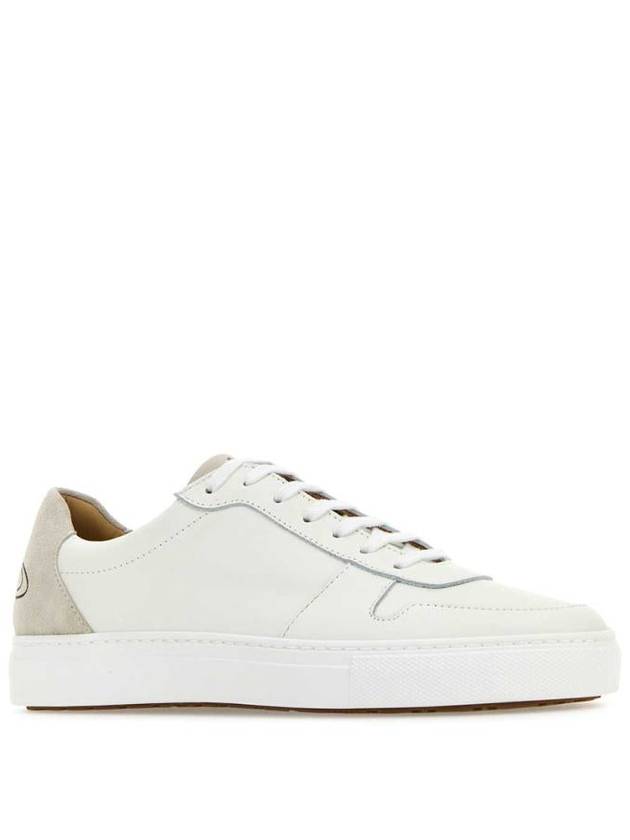 Men's Classic Trainer Logo Tab Low Top Sneakers White - VIVIENNE WESTWOOD - BALAAN 3