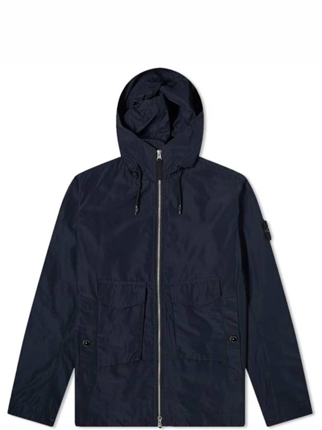 Wappen Patch Micro Reps Hooded Jacket Navy - STONE ISLAND - BALAAN 2