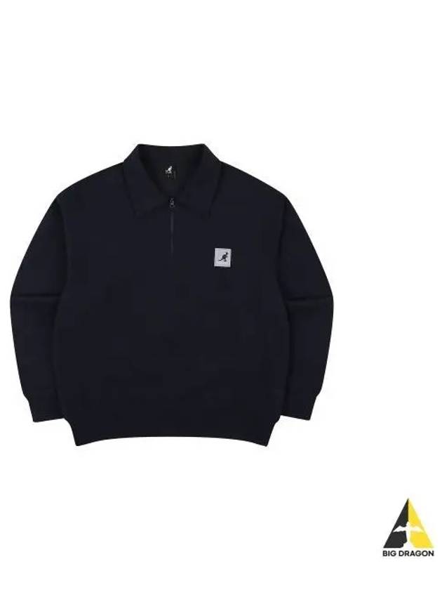 Peter sweatshirt 1748 navy - KANGOL - BALAAN 1