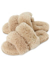 Maxi Curly Scoupetta Slippers Sand - UGG - BALAAN.