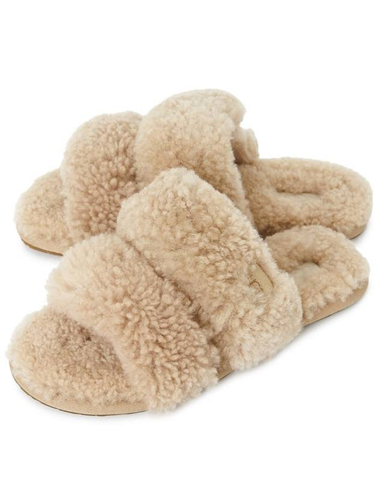 Maxi Curly Scuffetta Slippers Sand - UGG - BALAAN 2